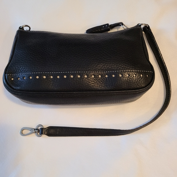 ⭐️COACH DEMI VINTAGE BLACK LEATHER SMALL SHOULDER BAG HANDBAG #9860 - Picture 3 of 11